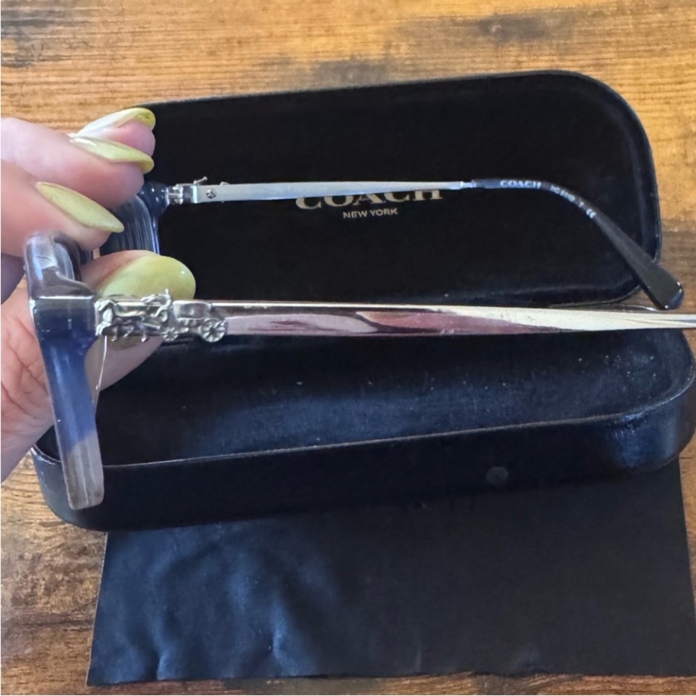 EUC - Coach 5489 Eyeglasses with Case & Cloth - Picture 4 of 8